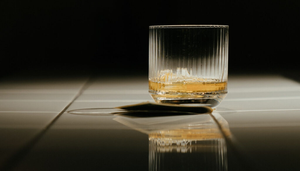 copo ou taça de whisky