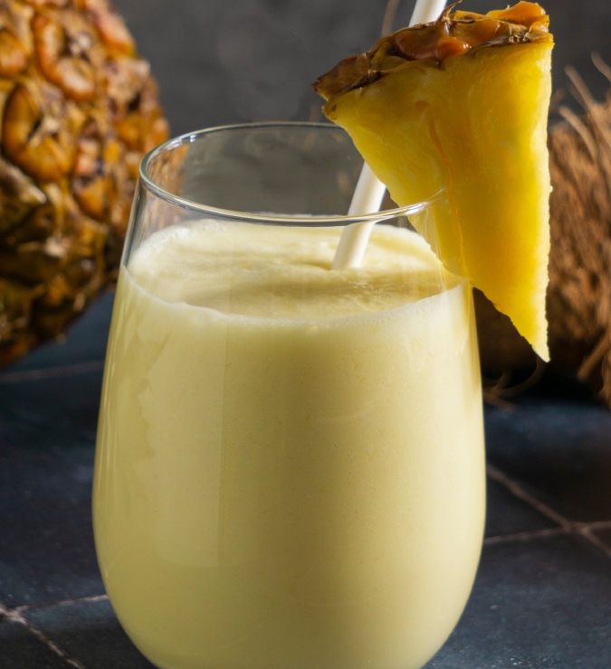 batida de abacaxi