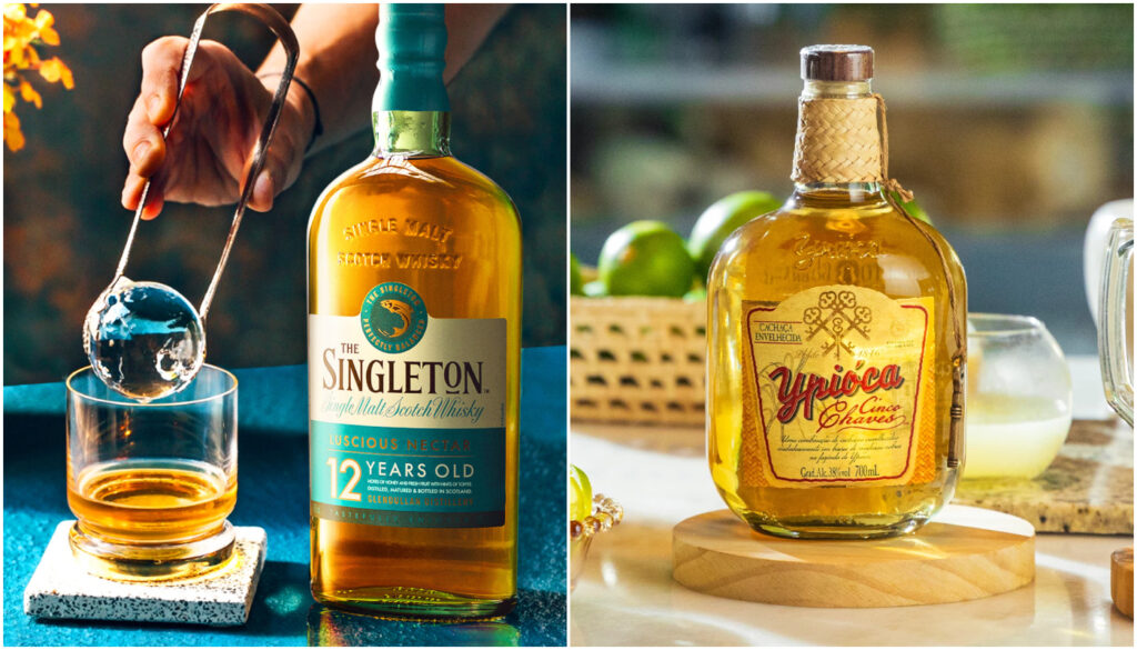 Bebidas para um jantar a dois